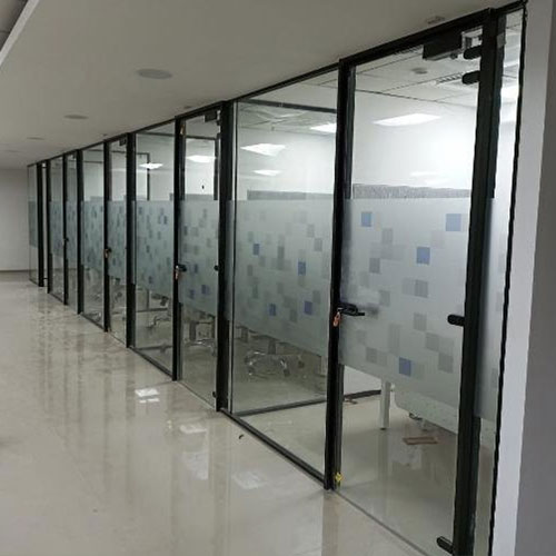 Skilled worker welding aluminium structure