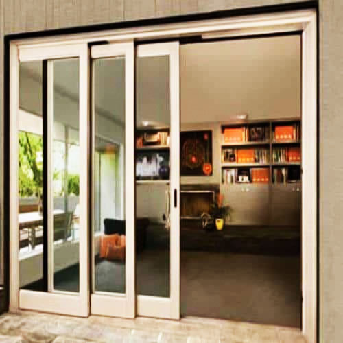 Modern Sliding Glass Door in Living Room